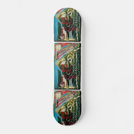 911 WAS VAST MINI SKATEBOARD (Voorkant)