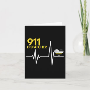 911 Ziekenhuispolitie Thin Flag Patriot Kaart