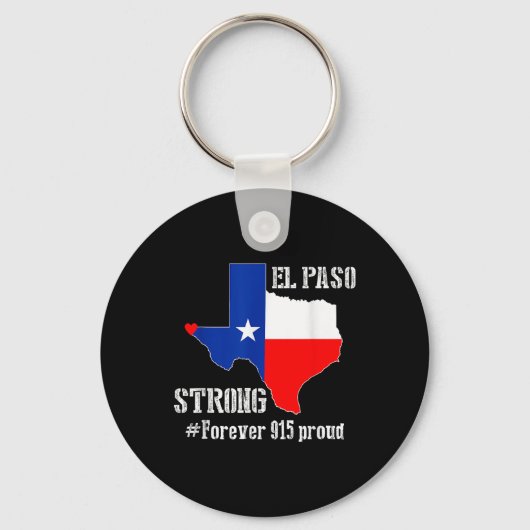 915 Proud El Paso Strong T Shirt Sleutelhanger (Voorkant)