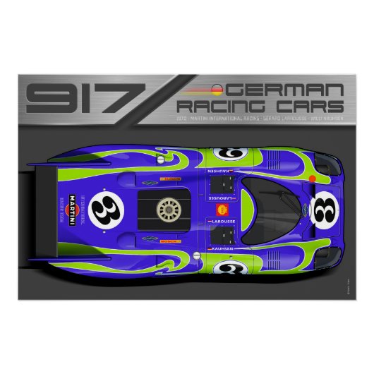 917 No.3 Hippie Car Perfect Poster (Voorkant)