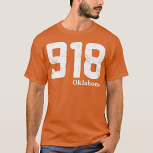 918 Oklahoma design voor mensen met een verstoord T-shirt
