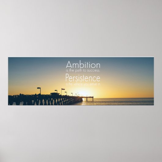 91,44cm x 30,48cm, affiche de devis Inspirationnel (Devant)