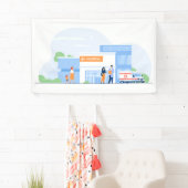 91 x 152 cm spandoek (Insitu)