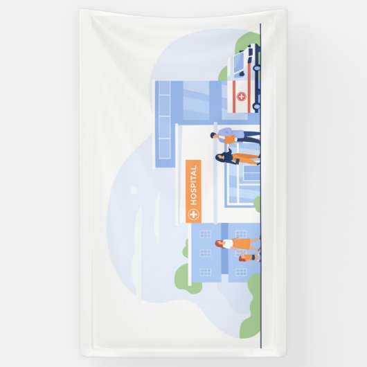 91 x 152 cm spandoek (Verticaal)