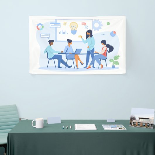 91 x 152 cm spandoek (Beurs)