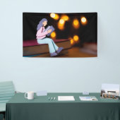 91 x 152 cm spandoek (Beurs)