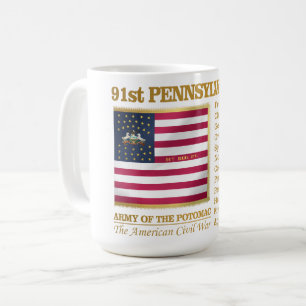 91st Pennsylvania Volunteer Infantry (BH) Koffiemok