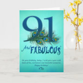 91ste de sjabloonKaarten van de Verjaardag Kaart (Gele Bloem)