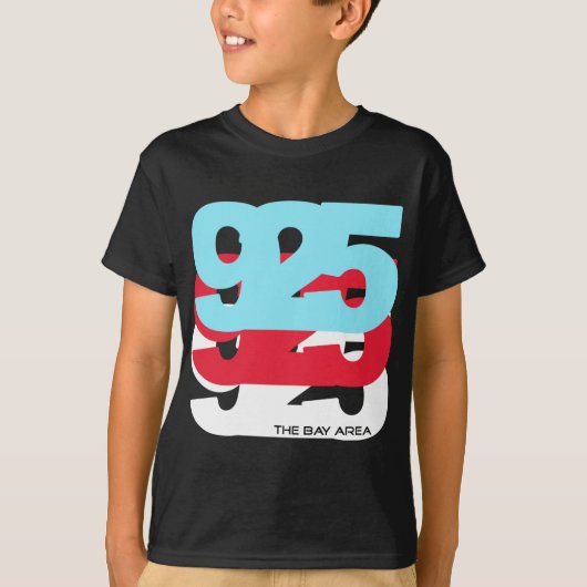 925 Gebiedscode T-shirt (Voorkant)