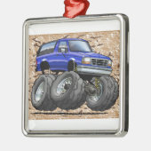 92-96 Blue Bronco Metalen Ornament (Links)
