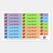 92 DIY Autocollants bleu vert - coccinelle (Devant)