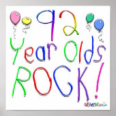 92 jaar oud-rots! poster (Voorkant)