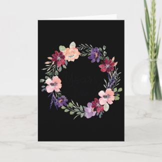 92 Years Loved Floral 92th Birthday Women 92 Years Kaart