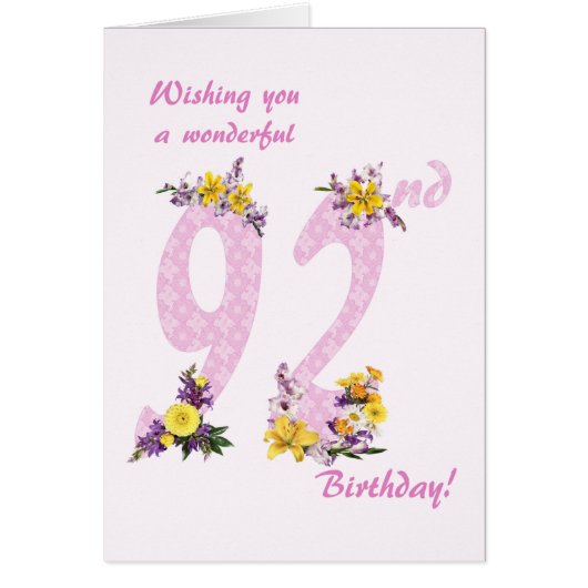 92e bloem Verdroogde aantallen (Voorkant)