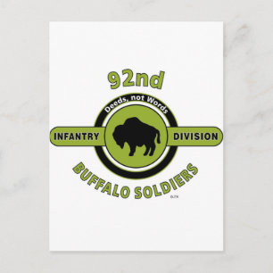 92E INFANTRY DIVISION "BUFFALO SOLDIERS" BRIEFKAART