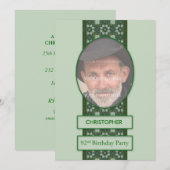 92e uitnodiging van de Partij van de Woensdag Voeg (Voorkant / Achterkant)