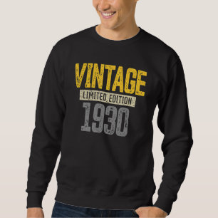 92e Verjaardag Mannen Vrouwen Vintage 1930 92e Ver Trui