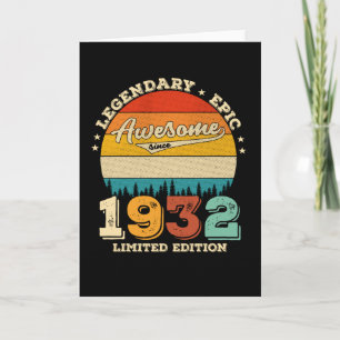 93 jaar oud 1932 Geweldige sinds 93e verjaardag ca Kaart