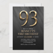 93e Invitation d'anniversaire (Devant)