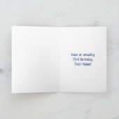 93e verjaardag: Fireworks Pattern + Rainbow 93 Kaart (Binnen)