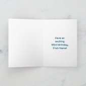 93e verjaardag: Fun Rainbow #, aangepaste naam & f Kaart (Binnen)