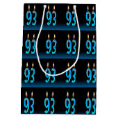 93e verjaardag met oogbalkaarsen medium cadeauzakje (Achterkant)