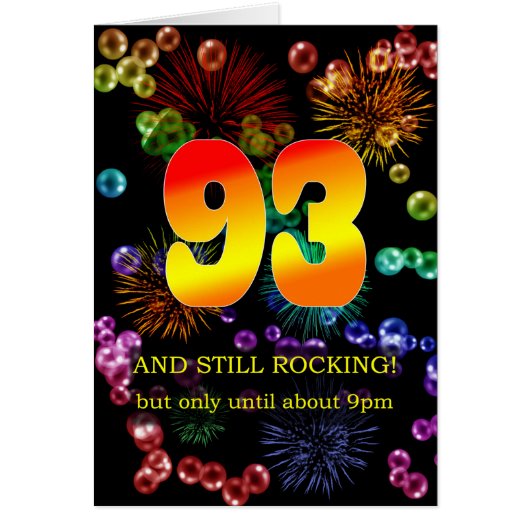 93e verjaardag nog steeds springend (Voorkant)