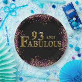 93e verjaardag papieren bordje (Feest)