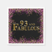 93e verjaardag servet (Voorkant)