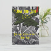 !940s Invitation de partie personnalisable (Debout devant)