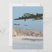 !940s Invitation de partie personnalisable (Dos)