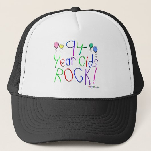 94 jaar Olds Rock! Pet (Voorkant)