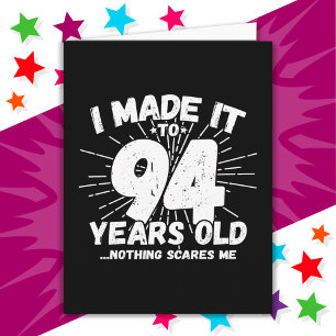 94 Jaar Oud Sarcastisch Meme Grappig 94e Verjaarda Kaart