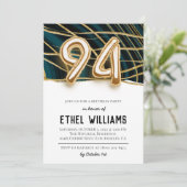 94e anniversaire de fête Invitation (Debout devant)