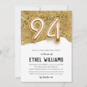 94e anniversaire de fête Invitation (Devant)