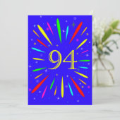 94e anniversaire Fête Invitation Explosion (Debout devant)