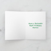 94e verjaardag: Fun Cake and Candles + Custom Name Kaart (Binnen)