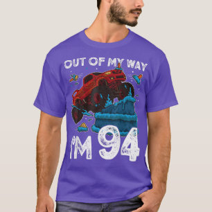 94e verjaardag peuter Monster uit mijn weg, ik ben T-shirt
