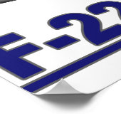 94e Vighter Squadron F-22 Raptor Print (Hoek)