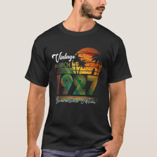 94th Birthday Gift  Retro March 1927 94 Yea T-shirt