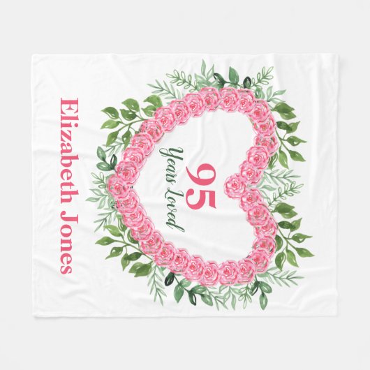 95 ans aimés 95e anniversaire couverture (Devant (Horizontal))