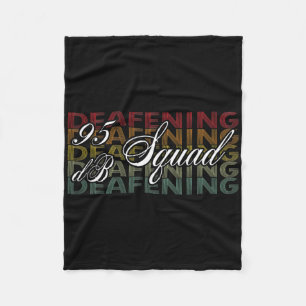 95 Db Squad Hand Gebarentaal Gehoorverlies Bewustz Fleece Deken