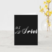 95 Db Squad Hand Gebarentaal Gehoorverlies Bewustz Kaart (Gele Bloem)