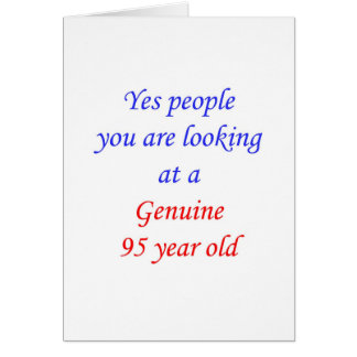 95 echte 95 jaar oud