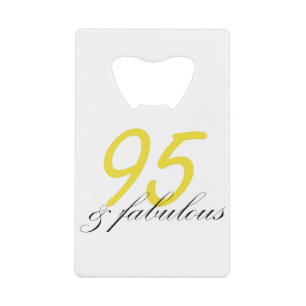 95 & Fabulous Kredietkaart Flessenopener