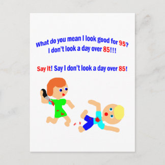 95 Geen dag ouder dan 85 Briefkaart