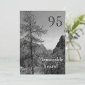 95 Herdenkingsjaar/Natuur van de feestdag Kaart (Staand voorkant)