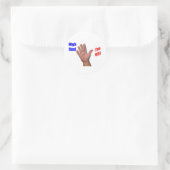 95 High Five Ronde Sticker (Tas)