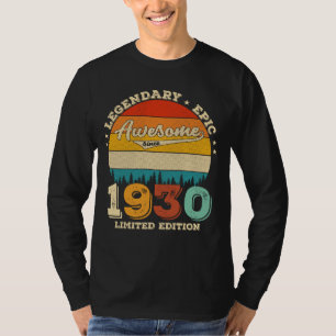 95 jaar oude Bday Retro Geweldige 95ste verjaardag T-shirt