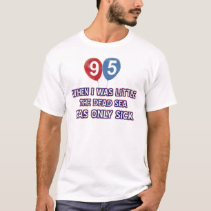 95-jarige design ter gelegenheid van de verjaardag t-shirt